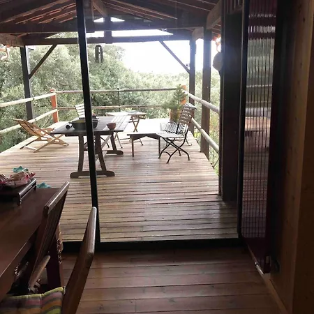 Villa Maison Bois 90m2 Garrigue Calme St Guilhem Gorges *