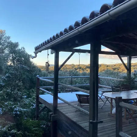 Villa Maison Bois 90m2 Garrigue Calme St Guilhem Gorges *