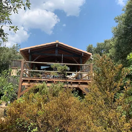 Maison Bois 90m2 Garrigue Calme St Guilhem Gorges