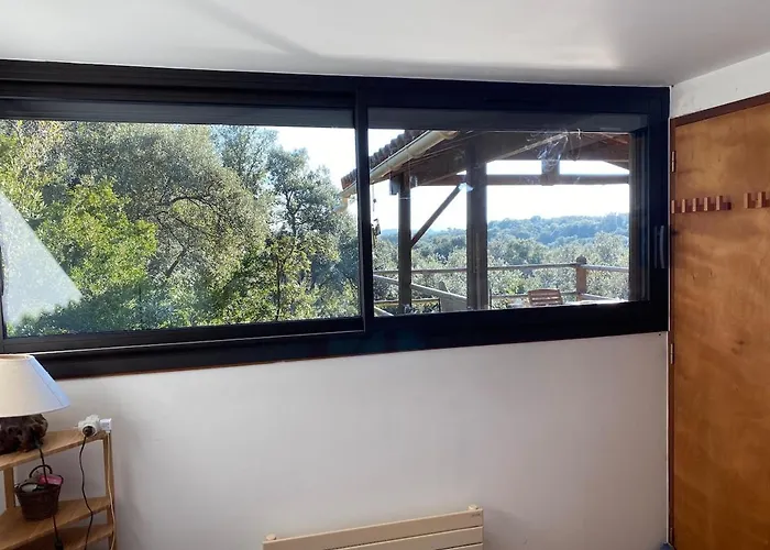 Maison Bois 90m2 Garrigue Calme St Guilhem Gorges Villa Argelliers