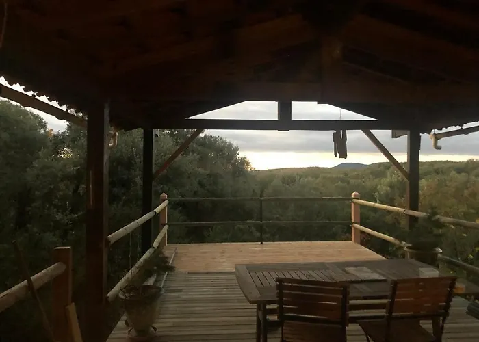 Maison Bois 90m2 Garrigue Calme St Guilhem Gorges Villa Argelliers