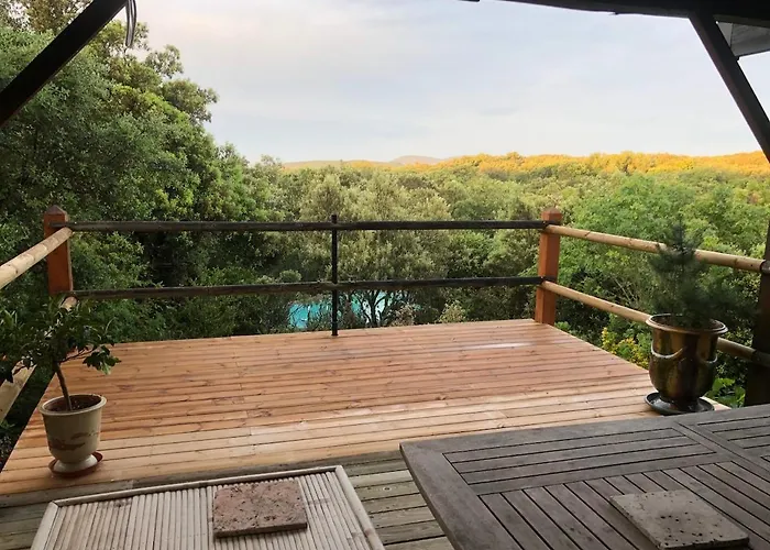Villa Maison Bois 90m2 Garrigue Calme St Guilhem Gorges